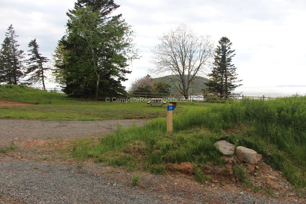 Photo of Campsite 24 in Five Islands Provincial Park Campground at Five